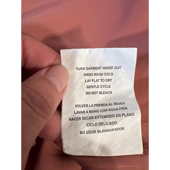 ReadySkylar + Jade Lace Top Boho Chic Long Sleeves Rose High Neck Medium - Picture 5 of 8